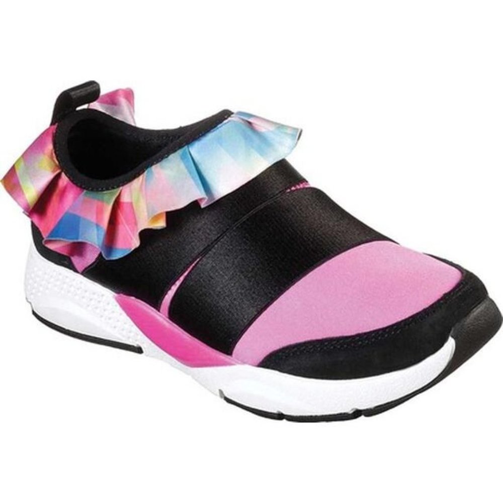 Skechers Hot Pink Ruffled Up Slip-On Sneaker
